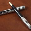 Vintage Platinum  pocket 1970 fountain pen  with 14K White gold M nib - Rare collection - Image 4