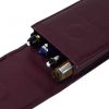 genuine leather pen pouch  for 4 jumbo pens  - bordeaux colour - Image 4