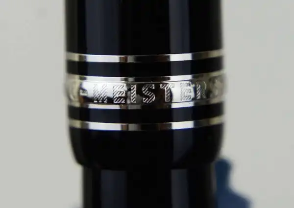 Montblanc Meisterstück LeGrand platinum Piston Filler fountain pen 14K Gold nib with MB ink bottle - Brand New - Image 7