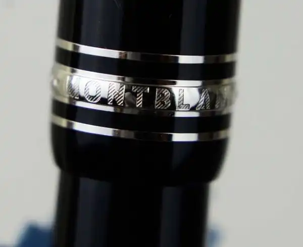 Montblanc Meisterstück LeGrand platinum Piston Filler fountain pen 14K Gold nib with MB ink bottle - Brand New - Image 10