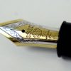 Montblanc Meisterstück gold coated 149 Piston Filler fountain pen 18K gold 750 nib - Image 17