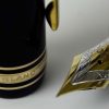 Montblanc Meisterstück gold coated 149 Piston Filler fountain pen 18K gold 750 nib - Image 16