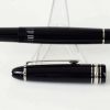 Montblanc Meisterstück LeGrand platinum Piston Filler fountain pen 14K Gold nib with MB ink bottle - Brand New - Image 5