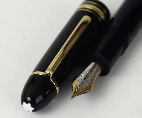 MONTBLANC MEISTERSTUCK 149 4810 14c 万年筆 Montblanc Meisterstuck 149 14C 4810 585 Black Fountain Pen