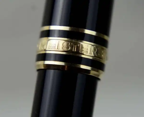 Montblanc Meisterstück 144 Piston converter fountain pen 14K gold dualtone M nib - Unused New - Image 7