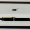 Montblanc Meisterstück gold coated 149 Piston Filler fountain pen 18K gold 750 nib - Image 5