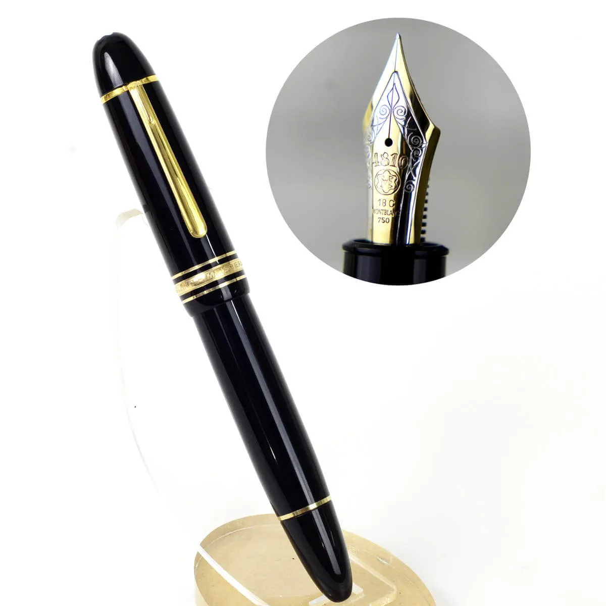 Buy montblanc meisterstuck 149 piston filler fountain pen 18C 750 nib