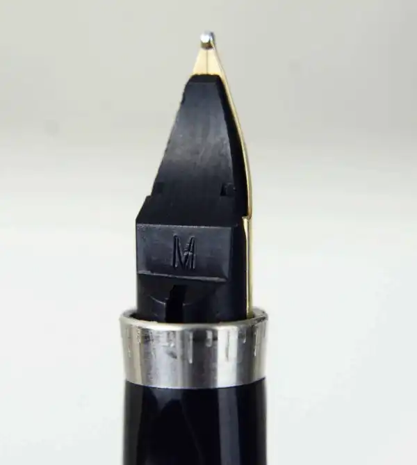Vintage parker 75 Insignia 14K gold filled fountain pen and ballpoint set with 14K M nib - NOS unused - Image 8