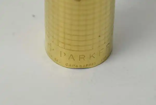 Vintage parker 75 Insignia 14K gold filled fountain pen and ballpoint set with 14K M nib - NOS unused - Image 13