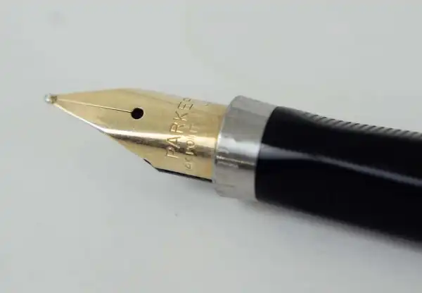 Vintage parker 75 Insignia 14K gold filled fountain pen and ballpoint set with 14K M nib - NOS unused - Image 10