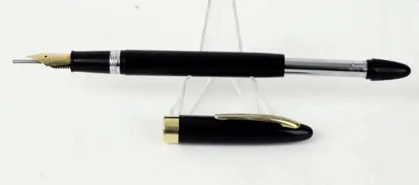 Vintage Sheaffer  snorkel  fountain pen  with 14K solid gold M nib - Image 3