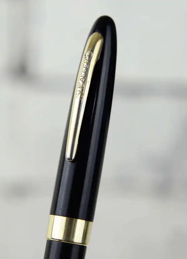 Vintage Sheaffer  snorkel  fountain pen  with 14K solid gold M nib - Image 10