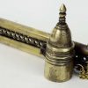 Antique brass inkwell  with dual pen storage slot - 1920 antique - Image 5