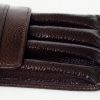 genuine leather pen pouch  for 4 jumbo pens  - With individual pockets - Image 6