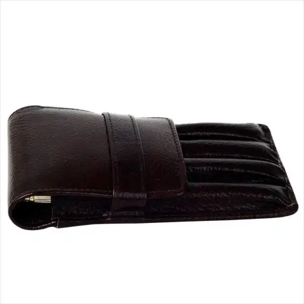 Pure leather pen pouch