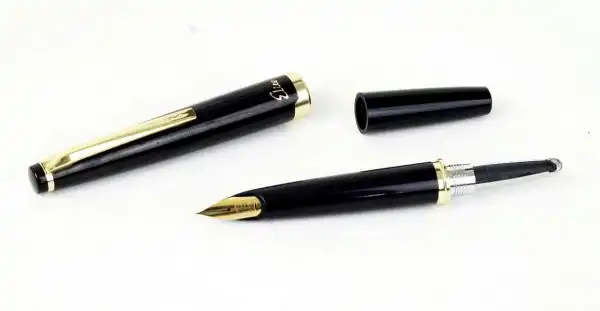 pilot Elite 18K  pocket fountain pen with 18K solid gold F nib  - NOS - Image 4