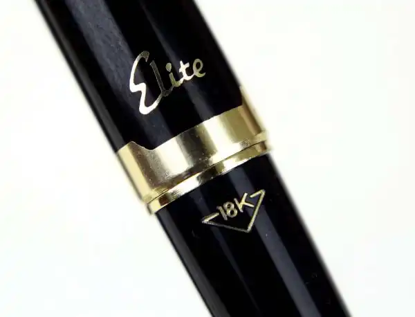 pilot Elite 18K  pocket fountain pen with 18K solid gold F nib  - NOS - Image 7