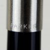 Vintage parker 21 fountain pen black barrel with steel medium nib - USA - Image 7
