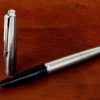 Vintage  parker 45 flighter fountain pen 14Karat solid gold M nib - England made - Image 3