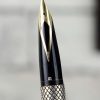 Vintage Sheaffer sterling silver Imperial touchdown fountain pen with 14K solid gold inlaid F nib - Image 6