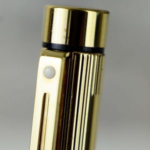Vintage-Sheaffer-Targa-1005-Gold-Plated-Fountain-14K-Solid-Gold-Broad-nib