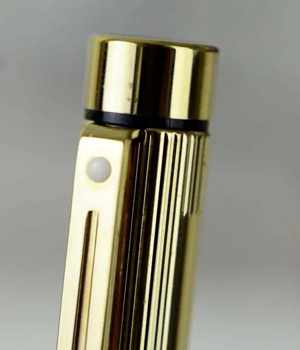Vintage sheaffer targa 1005 fountain pen ballpoint pen set  gold rolled body 14K gold B nib - Unused - Image 2