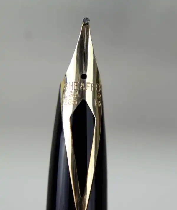 Vintage sheaffer targa 1005 fountain pen ballpoint pen set  gold rolled body 14K gold B nib - Unused - Image 3