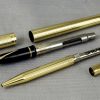 Vintage sheaffer targa 1005 fountain pen ballpoint pen set  gold rolled body 14K gold B nib - Unused - Image 13