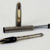 Vintage Sheaffer sterling silver Imperial touchdown fountain pen with 14K solid gold inlaid F nib - Image 11