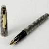 Vintage Sheaffer sterling silver Imperial touchdown fountain pen with 14K solid gold inlaid F nib - Image 2