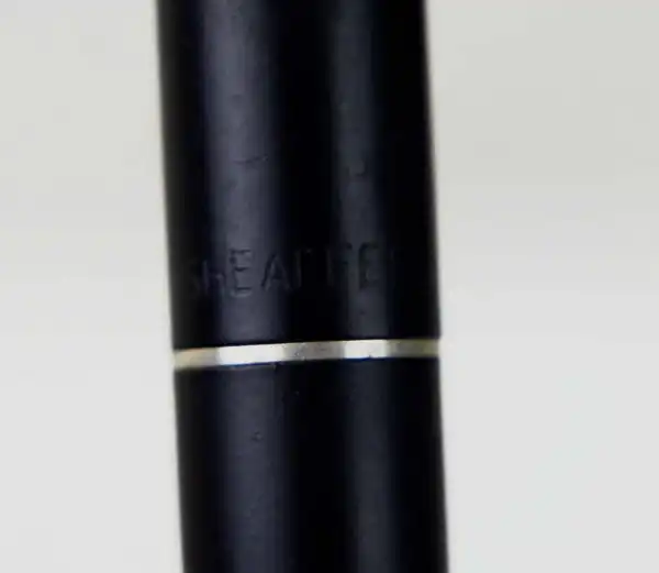 Vintage sheaffer targa fountain pen 1002 black lacquer barrel B Nib - Image 6