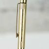 Vintage sheaffer targa 1005 fountain pen ballpoint pen set 23K gold rolled body 14K gold B nib - Image 11