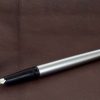 Vintage waterman graduate satin steel fountain pen with Steel N nib - Image 5