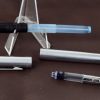 Vintage waterman graduate satin steel fountain pen with Steel N nib - Image 3