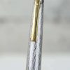 Vintage Lady sheaffer 925 Silver wave  fountain pen 14K solid gold M nib - Image 5
