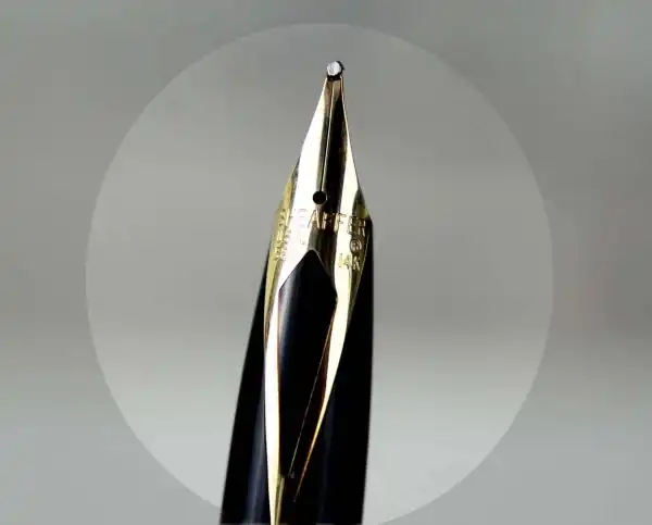 Vintage sheaffer targa 1005 fountain pen ballpoint pen set  gold rolled body 14K gold B nib - Unused - Image 15