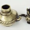 Antique brass inkwell  - 1960 antique - Image 3