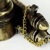 Antique brass inkwell  with dual pen storage slot - 1920 antique - Image 9