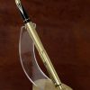 Vintage sheaffer targa fountain pen 1007 23K gold plated  body and 14K gold M nib - Image 2