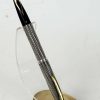 Vintage Sheaffer sterling silver Imperial touchdown fountain pen with 14K solid gold inlaid F nib - Image 4