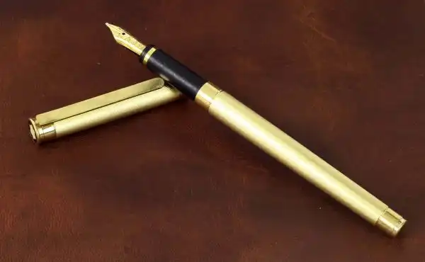 Montblanc Noblesse gold filled fountain pen 18K gold B nib - 1970 Vintage - Image 4