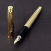 Vintage parker 75 gold grain d'ORGE  gold filled fountain pen  with 14K M nib - NOS - Image 4