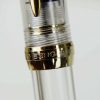 wing sung demonstrator piston filler  fountain pen with Golden F nib and Gold Trim - Image 11