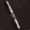 wing sung demonstrator piston filler  fountain pen with Golden F nib and Gold Trim - Image 3