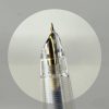 wing sung demonstrator piston filler  fountain pen with Golden F nib and Gold Trim - Image 5