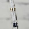 wing sung demonstrator piston filler  fountain pen with Golden F nib and Gold Trim - Image 6