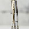 wing sung demonstrator piston filler  fountain pen with Golden F nib and Gold Trim - Image 7