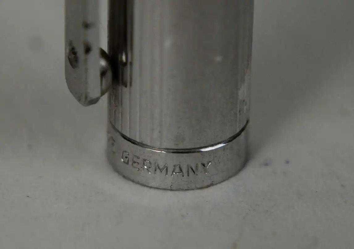 Vintage Omega Sterling 925 barrel  fountain pen with platinum F nib - 1980 - Image 9