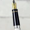 Vintage Versailles sterling silver fountain pen Dualtone  G M nib - Image 10