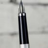 Vintage Omega Sterling 925 barrel  fountain pen with platinum F nib - 1980 - Image 6